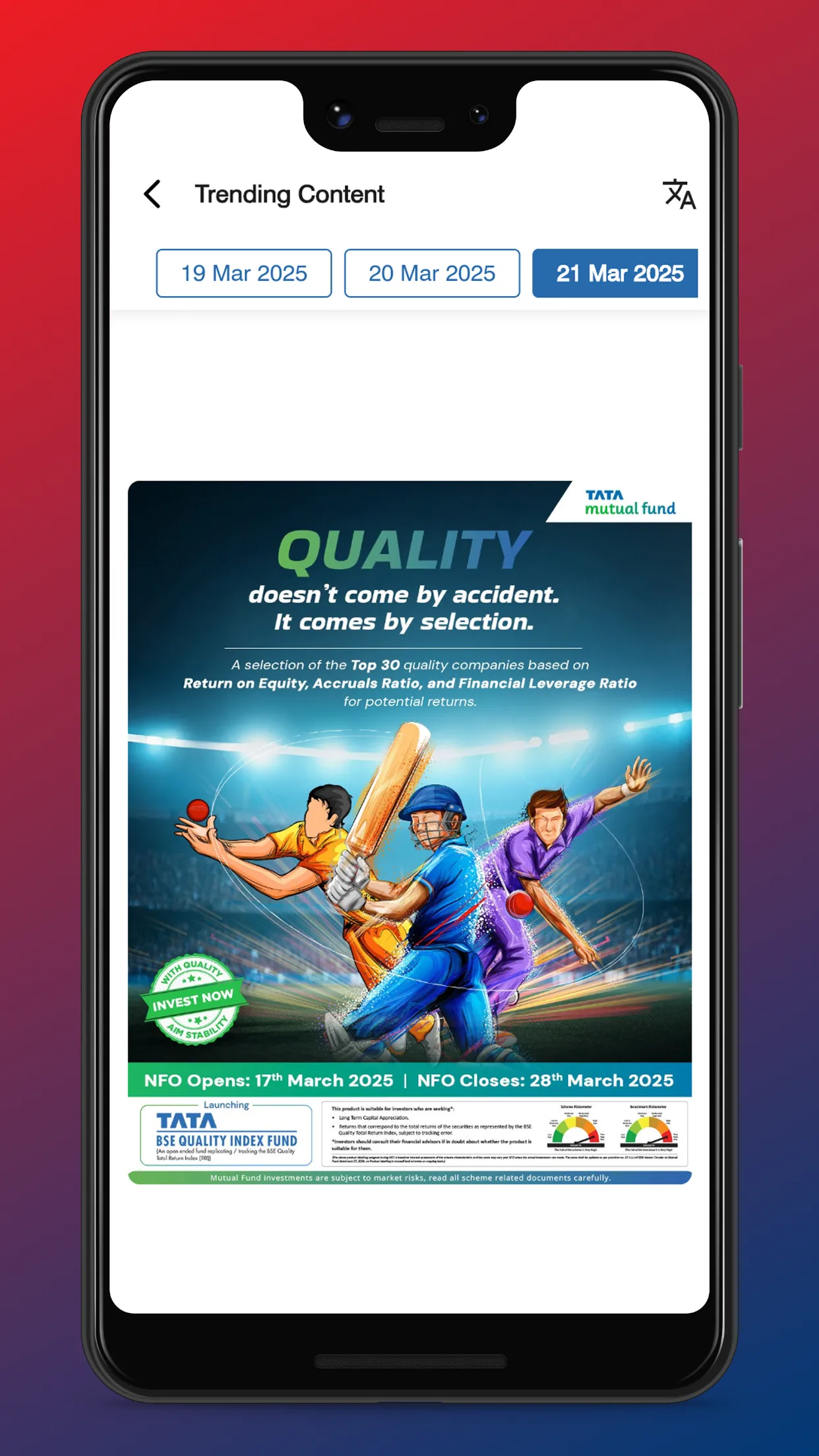 TataMF Connect | Indus Appstore | Screenshot