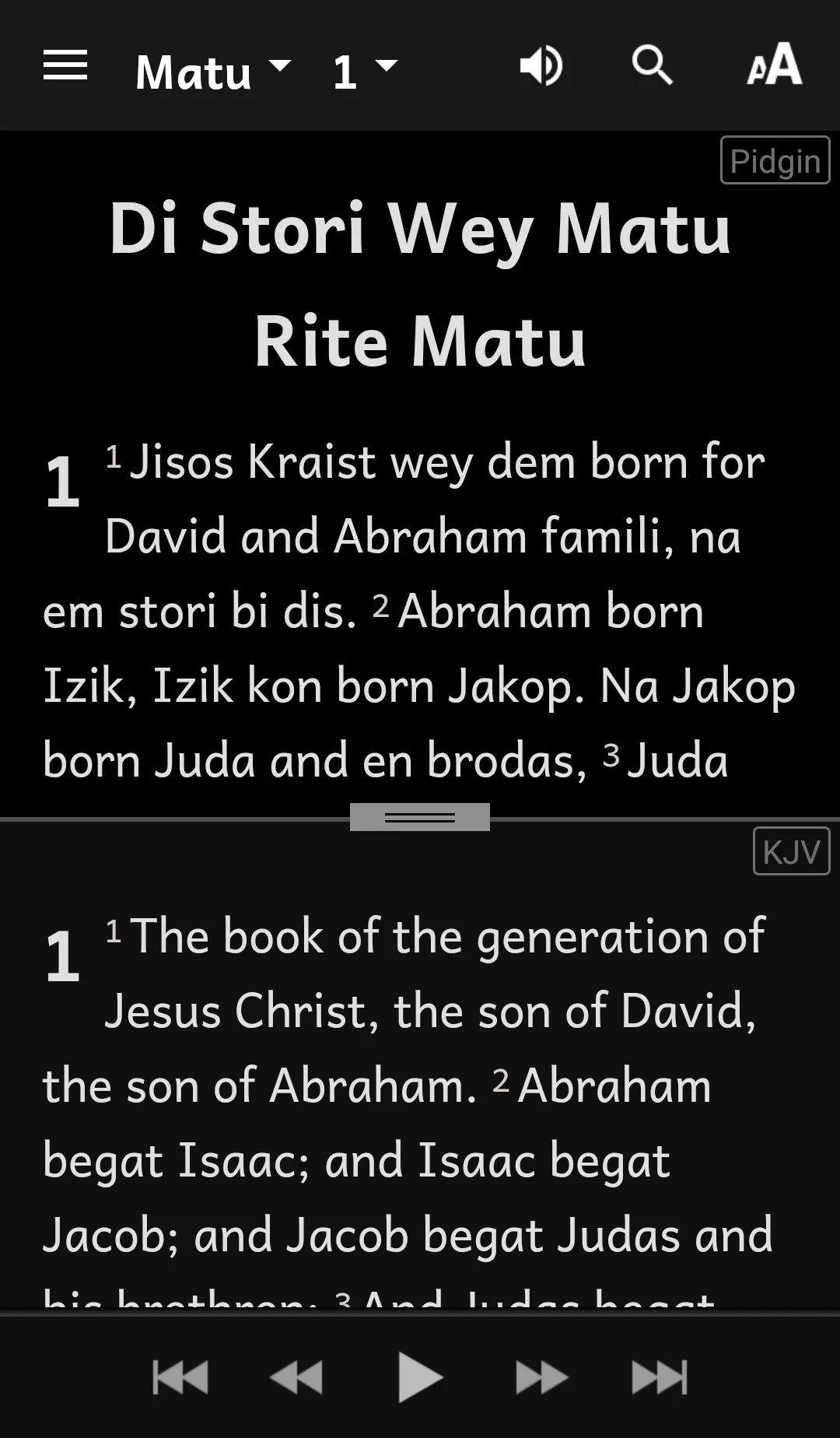 Naija Pidgin with KJV Bible | Indus Appstore | Screenshot