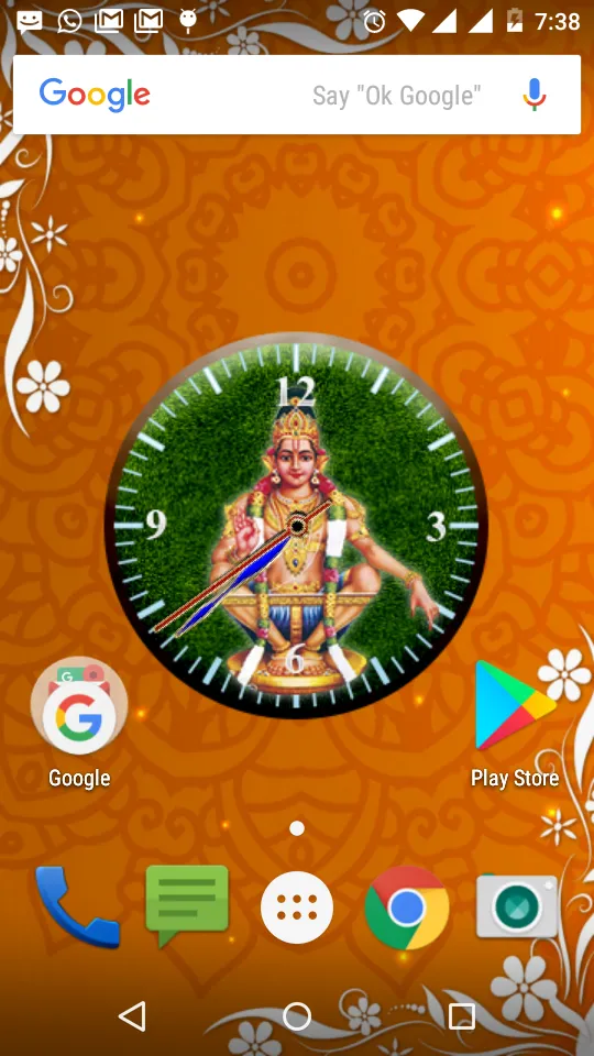 Ayyappa Clock Live Wallpaper | Indus Appstore | Screenshot