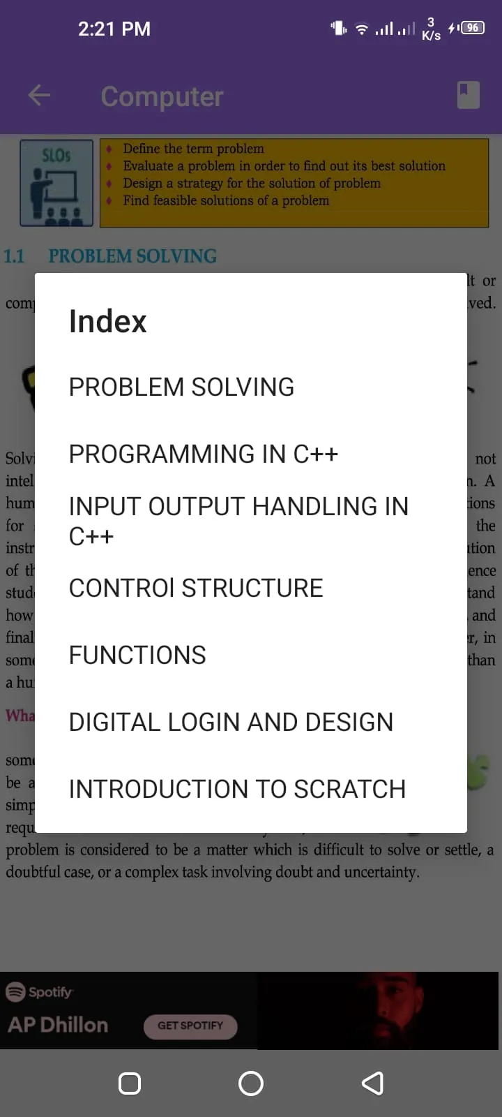 Computer Class 10th Textbook | Indus Appstore | Screenshot