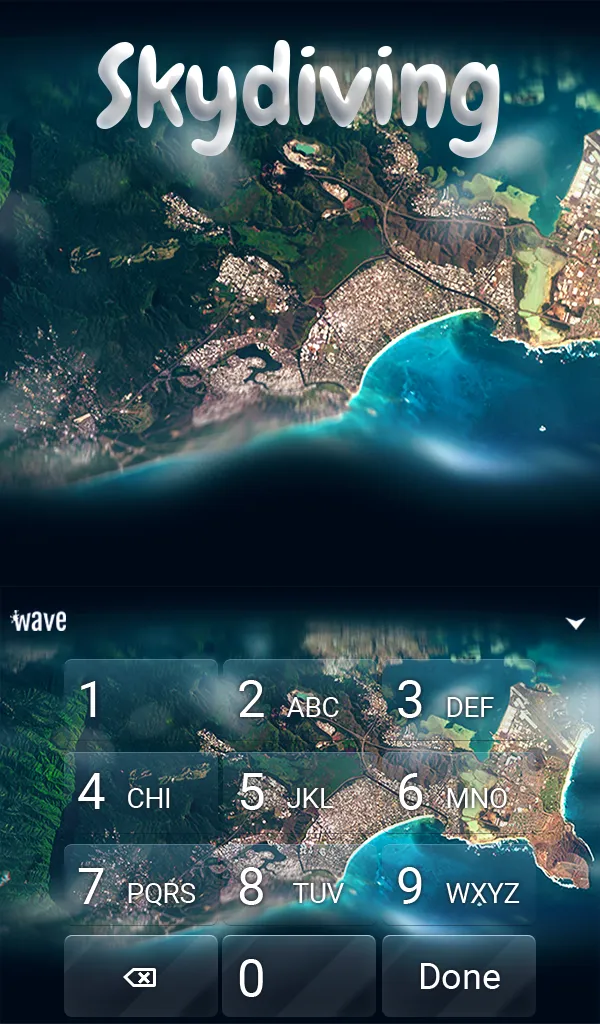 Skydiving Keyboard & Wallpaper | Indus Appstore | Screenshot