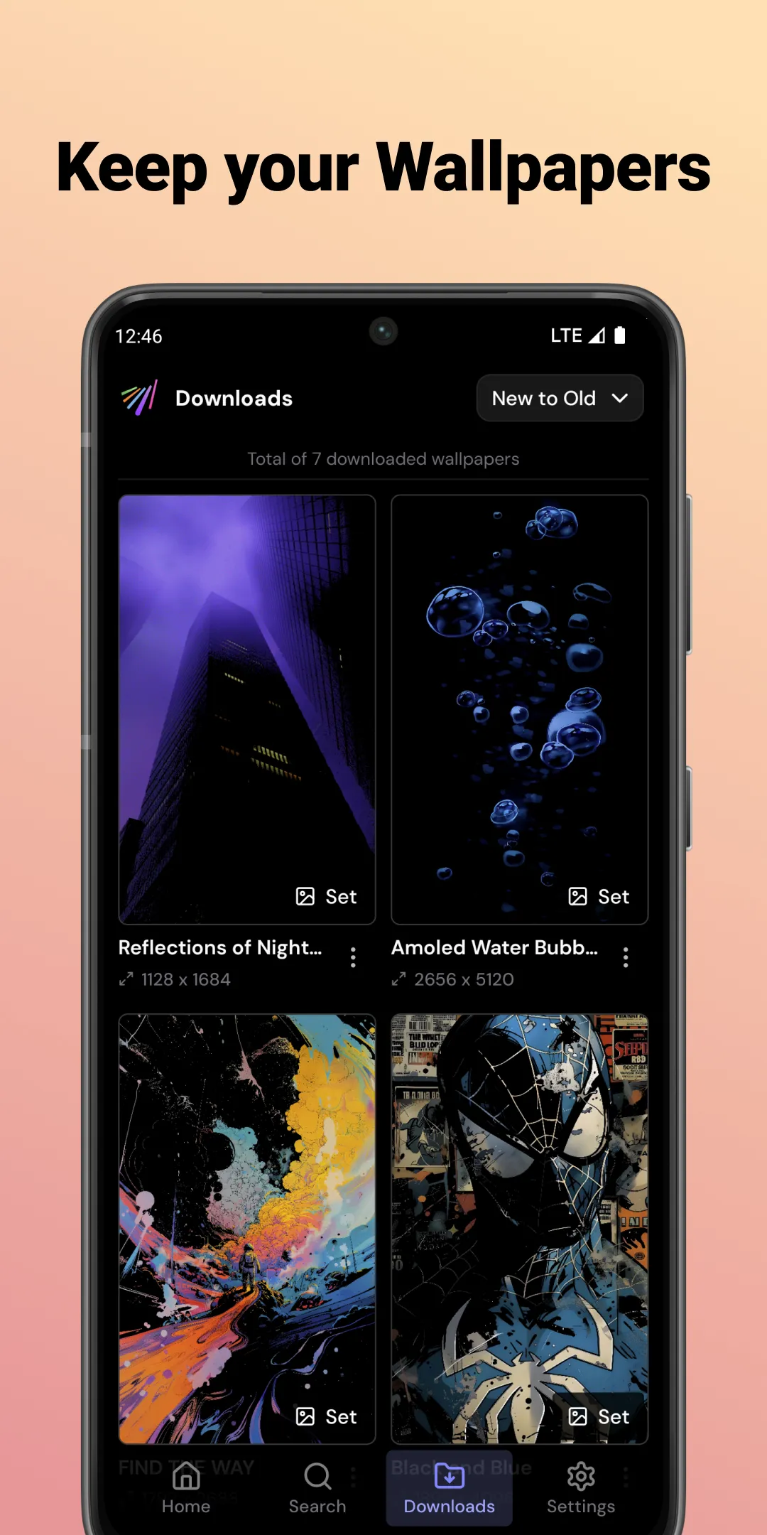 Amoled Backgrounds | Indus Appstore | Screenshot