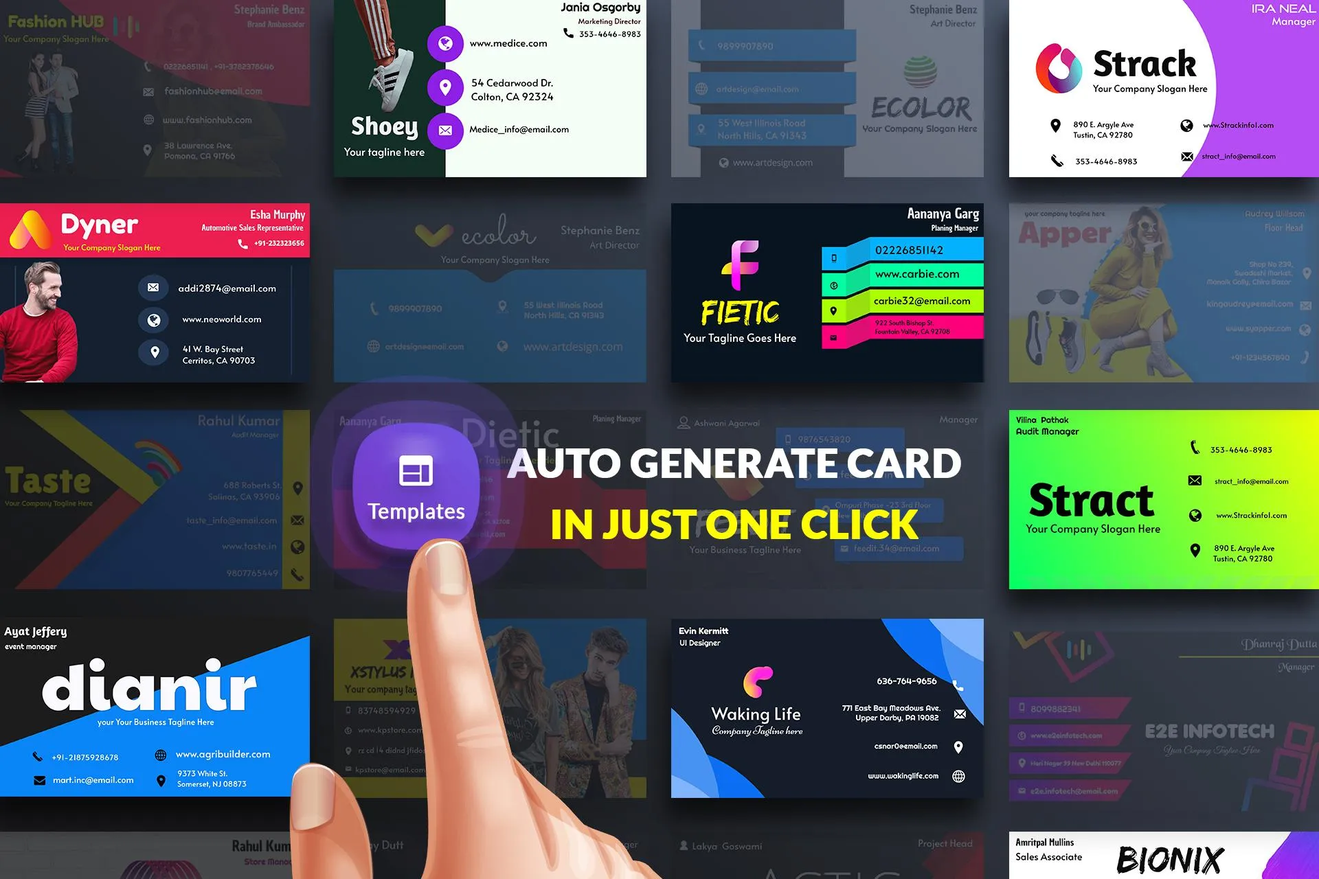 Digital Business Card Maker | Indus Appstore | Screenshot