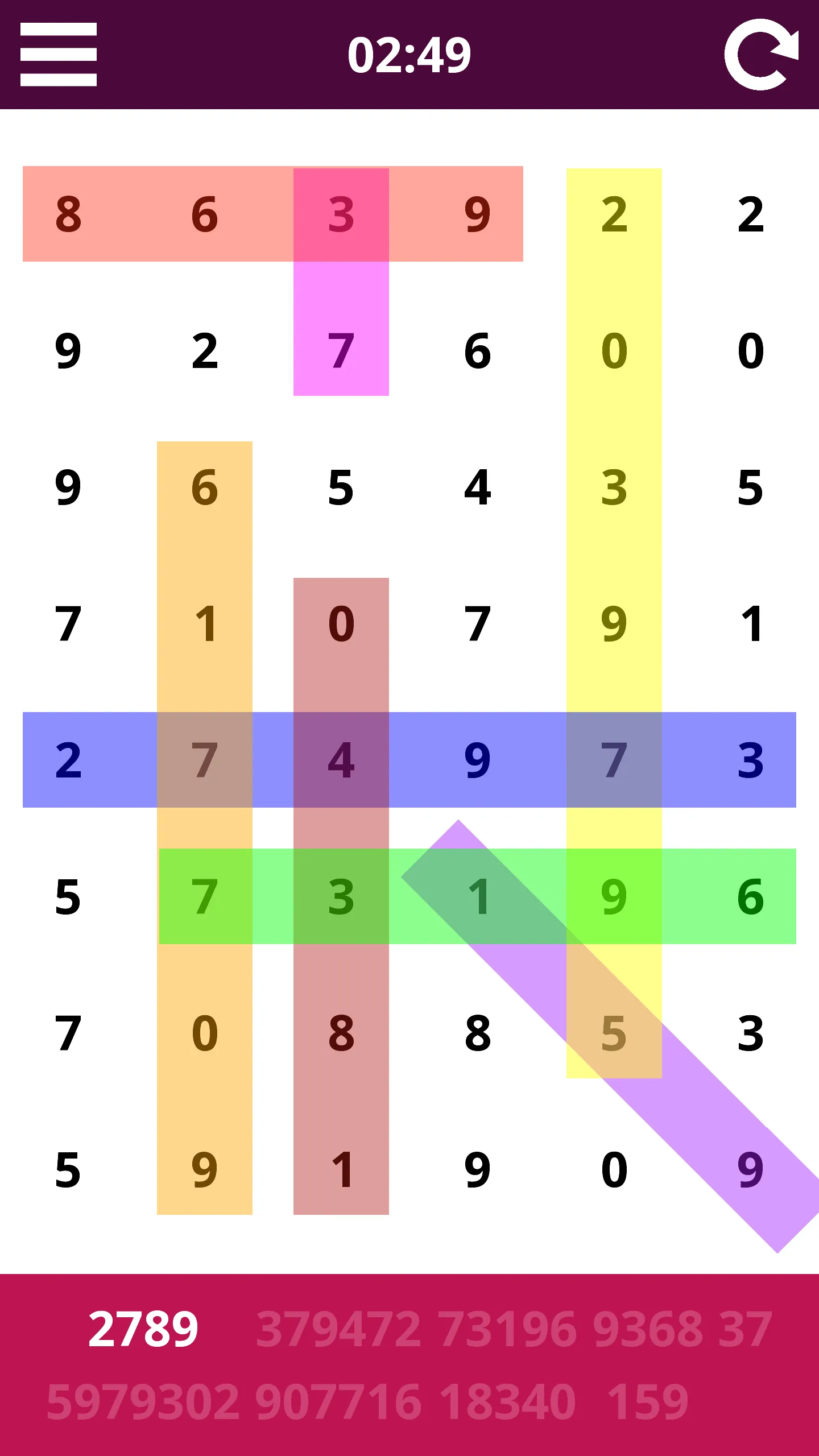 Number Search Puzzles | Indus Appstore | Screenshot