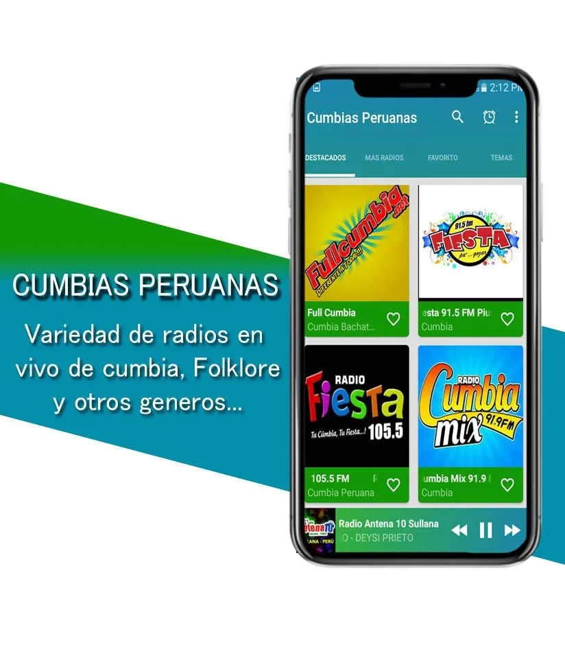 Cumbias Peruanas | Indus Appstore | Screenshot