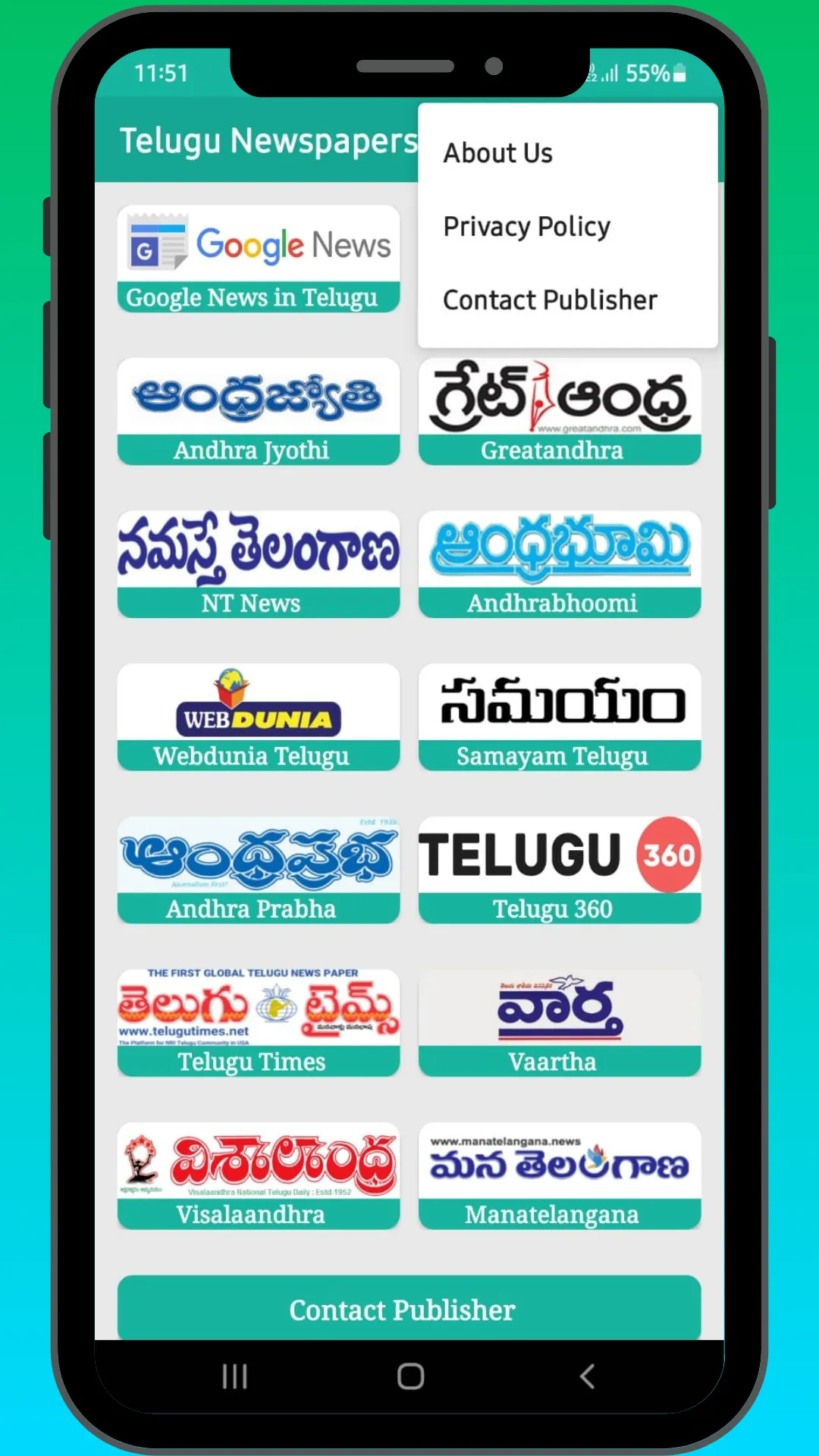 Telugu Newspapers India | Indus Appstore | Screenshot