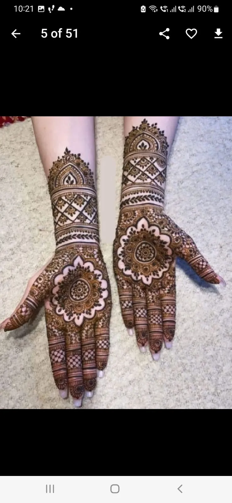 Mehandi Design Offline | Indus Appstore | Screenshot