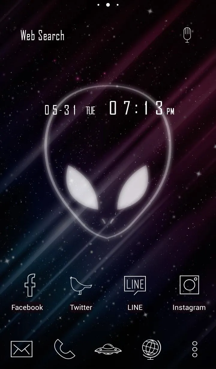 Alien Theme +HOME | Indus Appstore | Screenshot