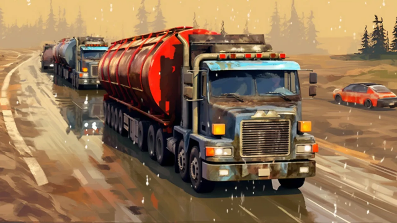 Oil Cargo Transport Truck Game | Indus Appstore | Screenshot