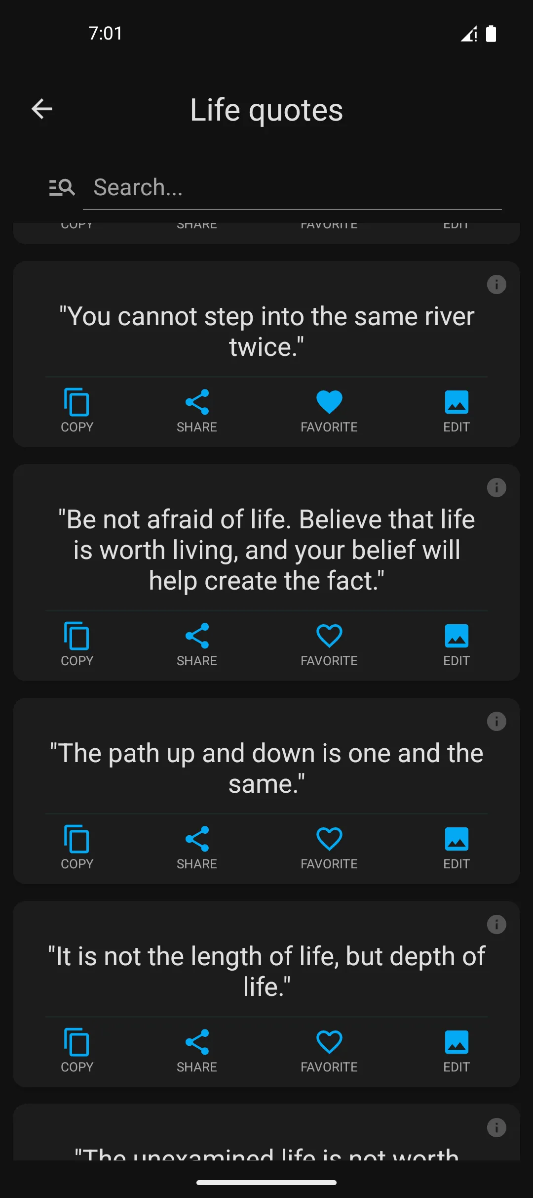 Life quotes | Indus Appstore | Screenshot