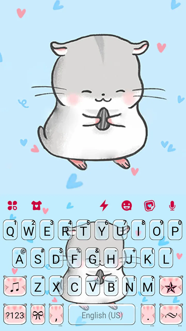 Cute Hamster Theme | Indus Appstore | Screenshot