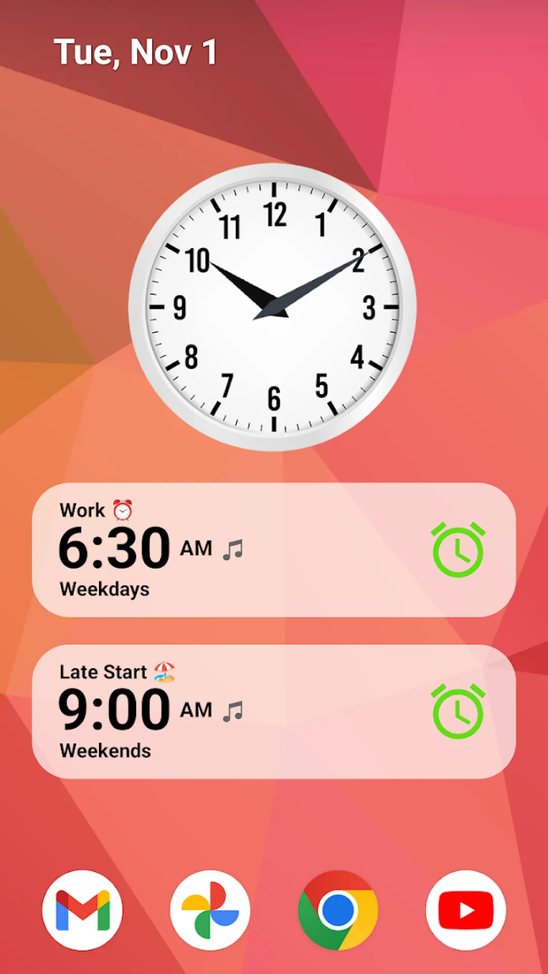 Simple Alarm Clock+Night Clock | Indus Appstore | Screenshot