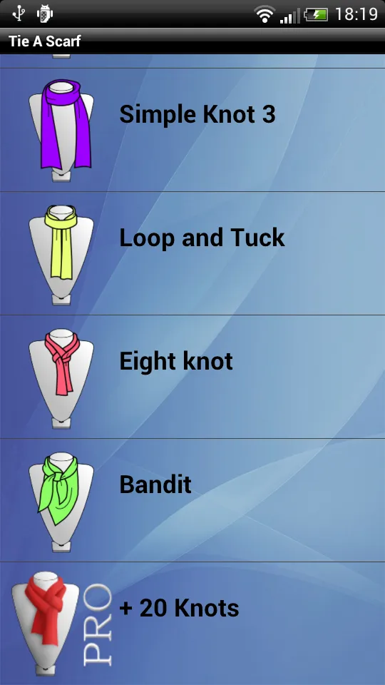 Tie A Scarf and Shawl Lite | Indus Appstore | Screenshot