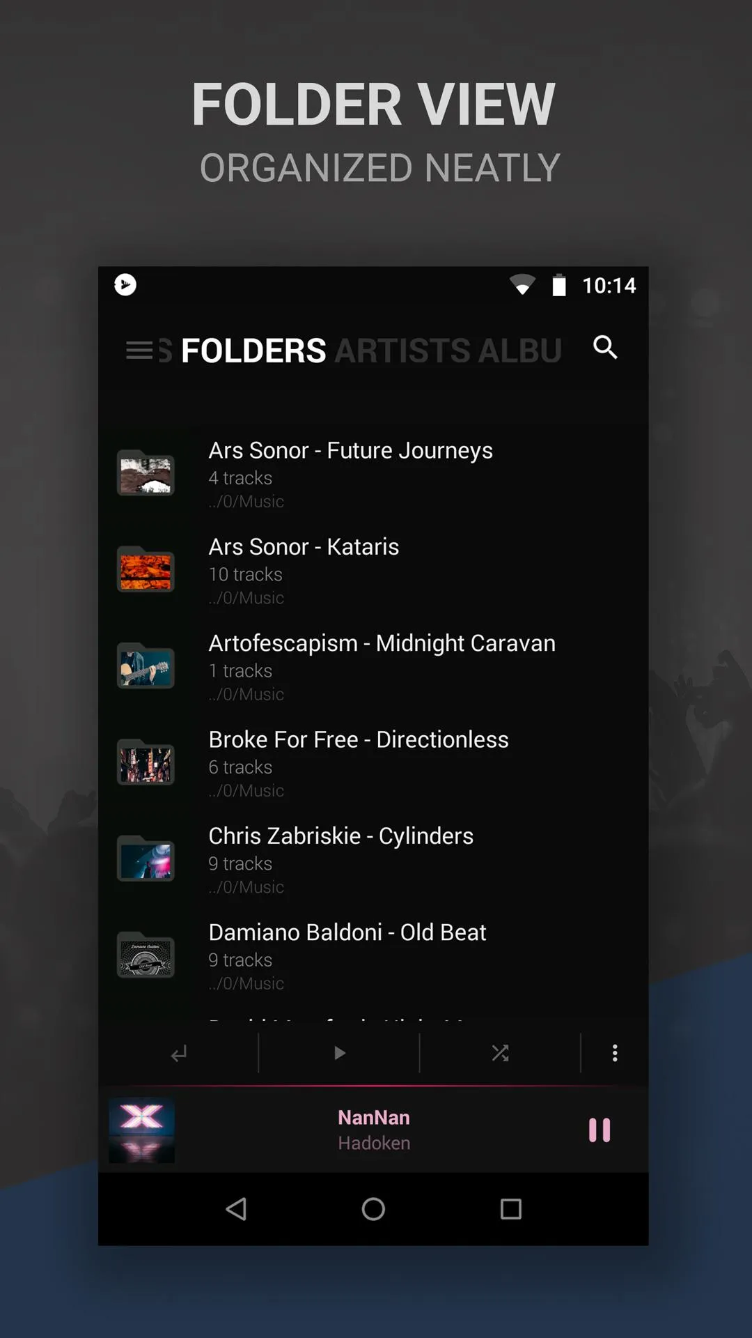 BlackPlayer Music Player | Indus Appstore | Screenshot