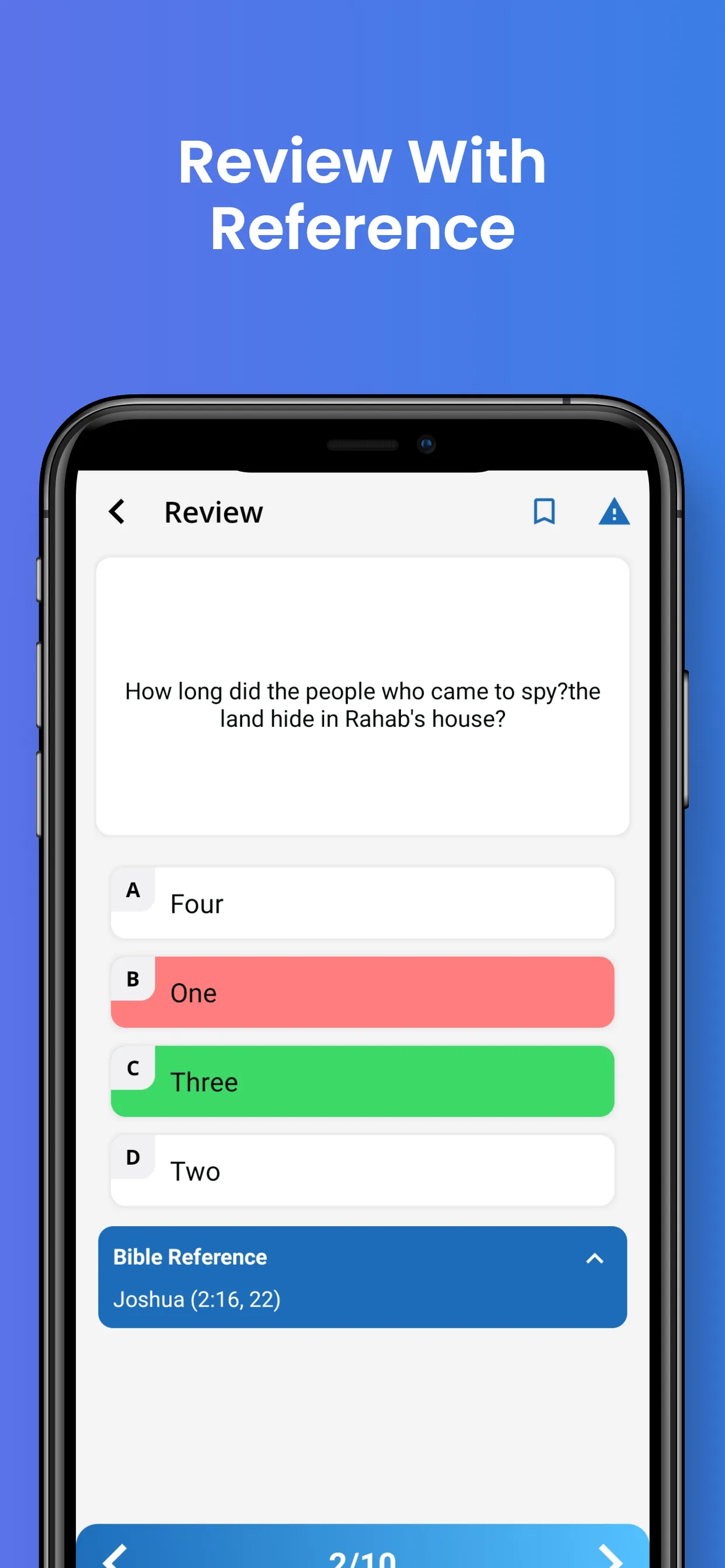 Bible Quiz Chapter By Chapter | Indus Appstore | Screenshot