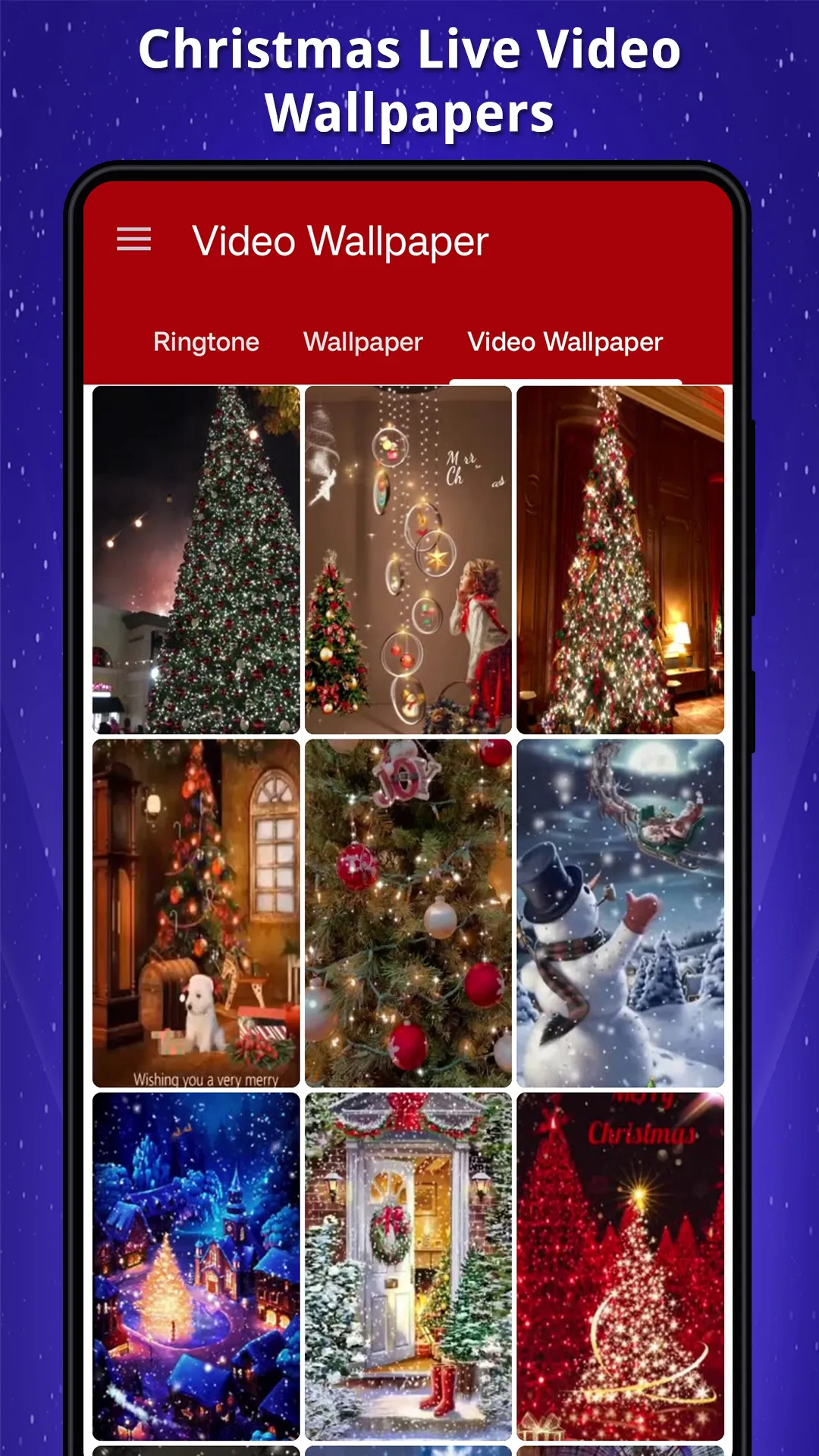 Christmas Ringtone & Wallpaper | Indus Appstore | Screenshot