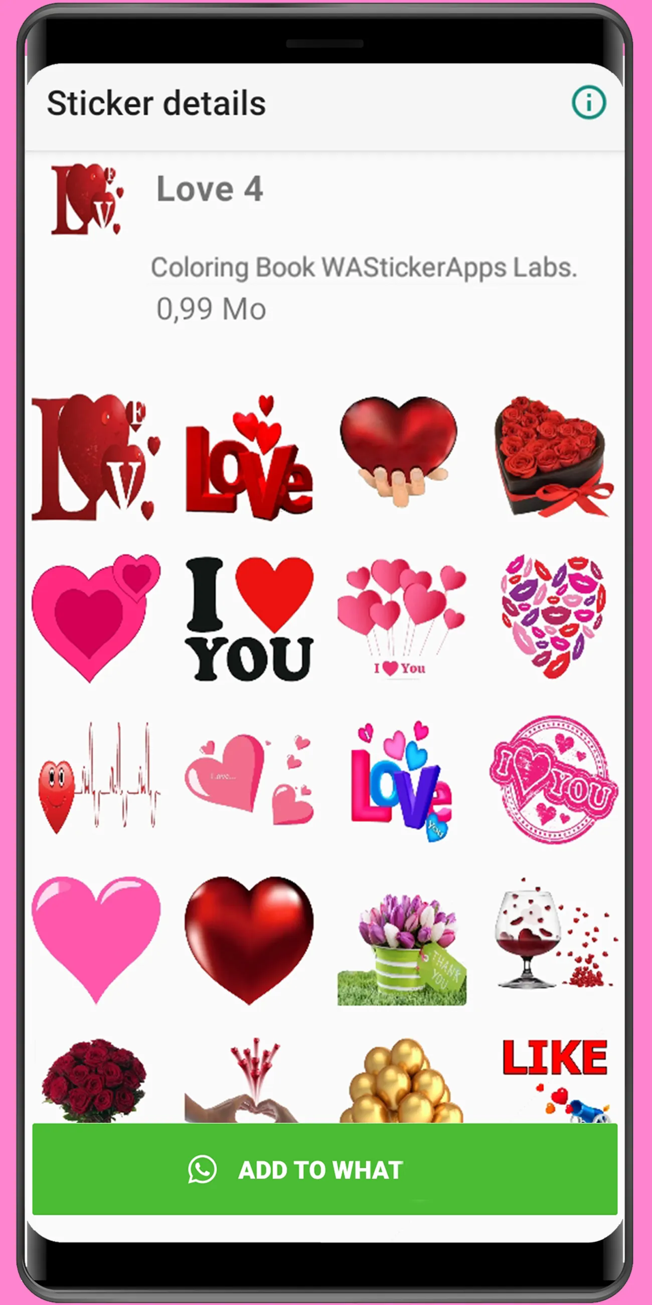 WASticker: Love Stickers Heart | Indus Appstore | Screenshot