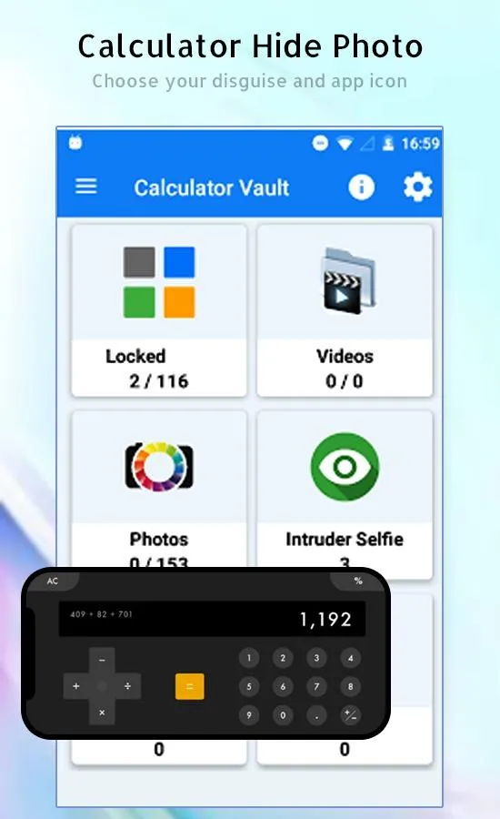 Calculator Lock - Hide Photos | Indus Appstore | Screenshot