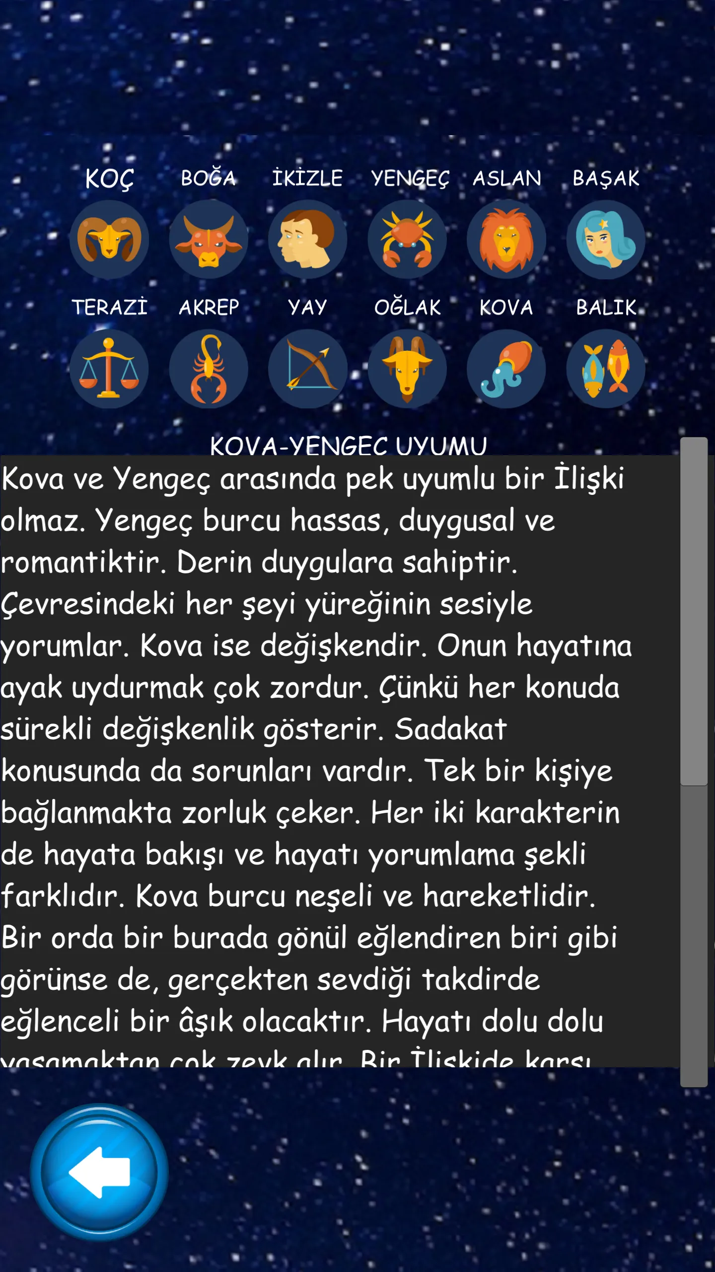 Burç Yorumları | Indus Appstore | Screenshot