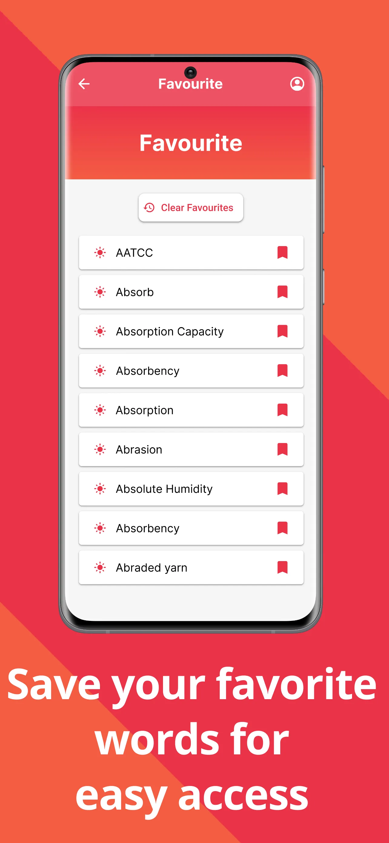 Textile Dictionary | Indus Appstore | Screenshot