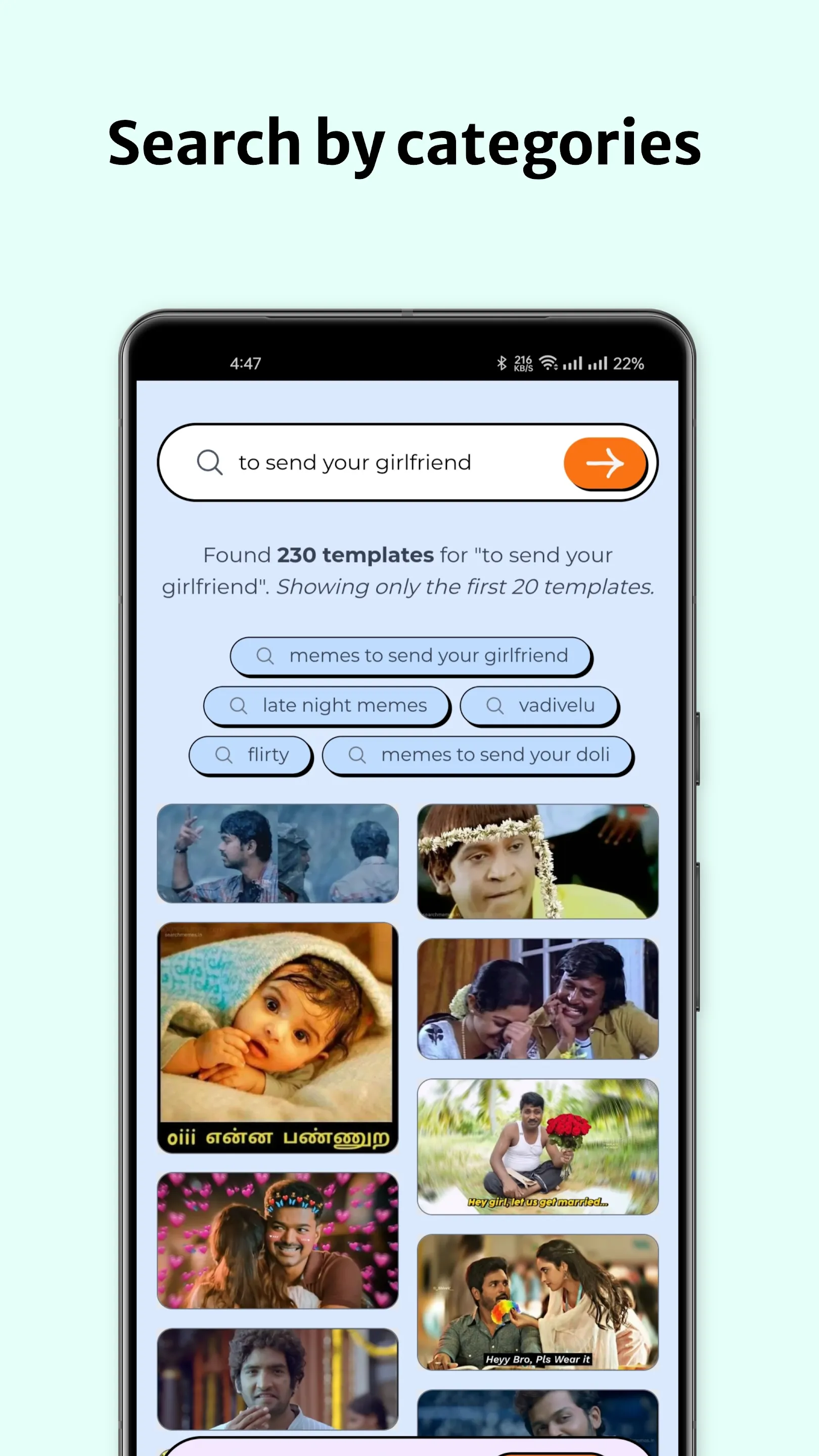 Search Tamil Meme Templates | Indus Appstore | Screenshot