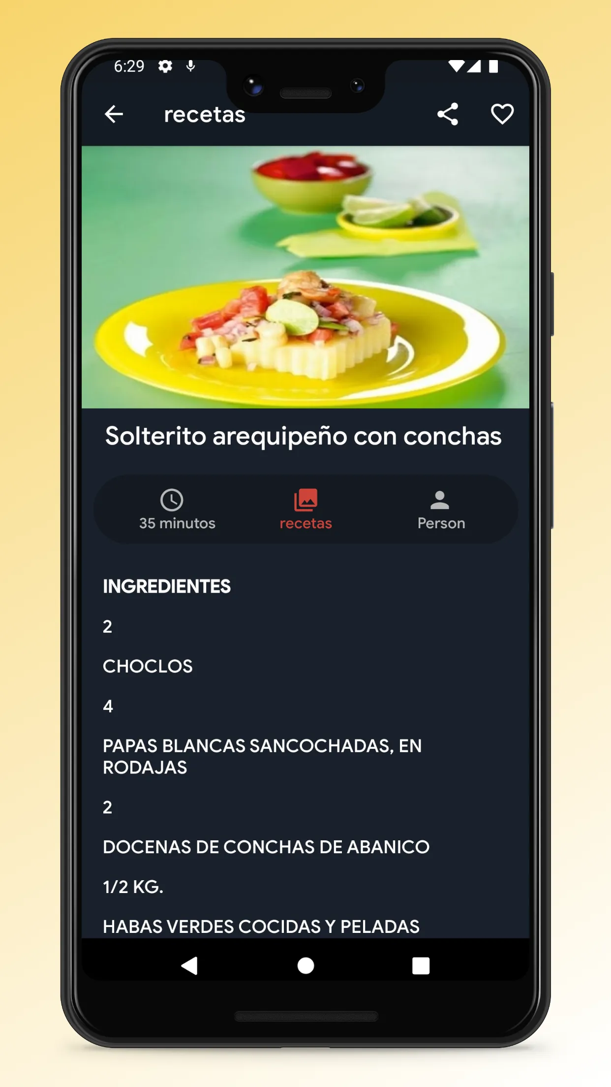 Peruvian Recipes - Food App | Indus Appstore | Screenshot