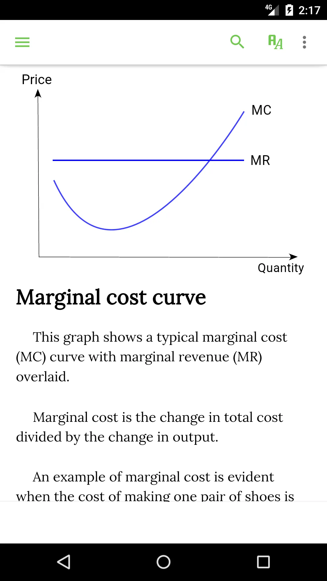 Economics Textbook | Indus Appstore | Screenshot