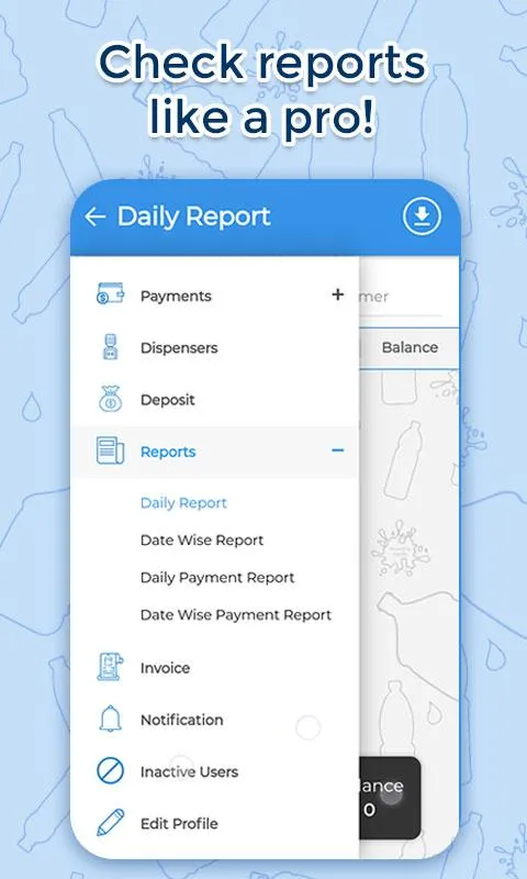 MonthlyCards Water Business | Indus Appstore | Screenshot