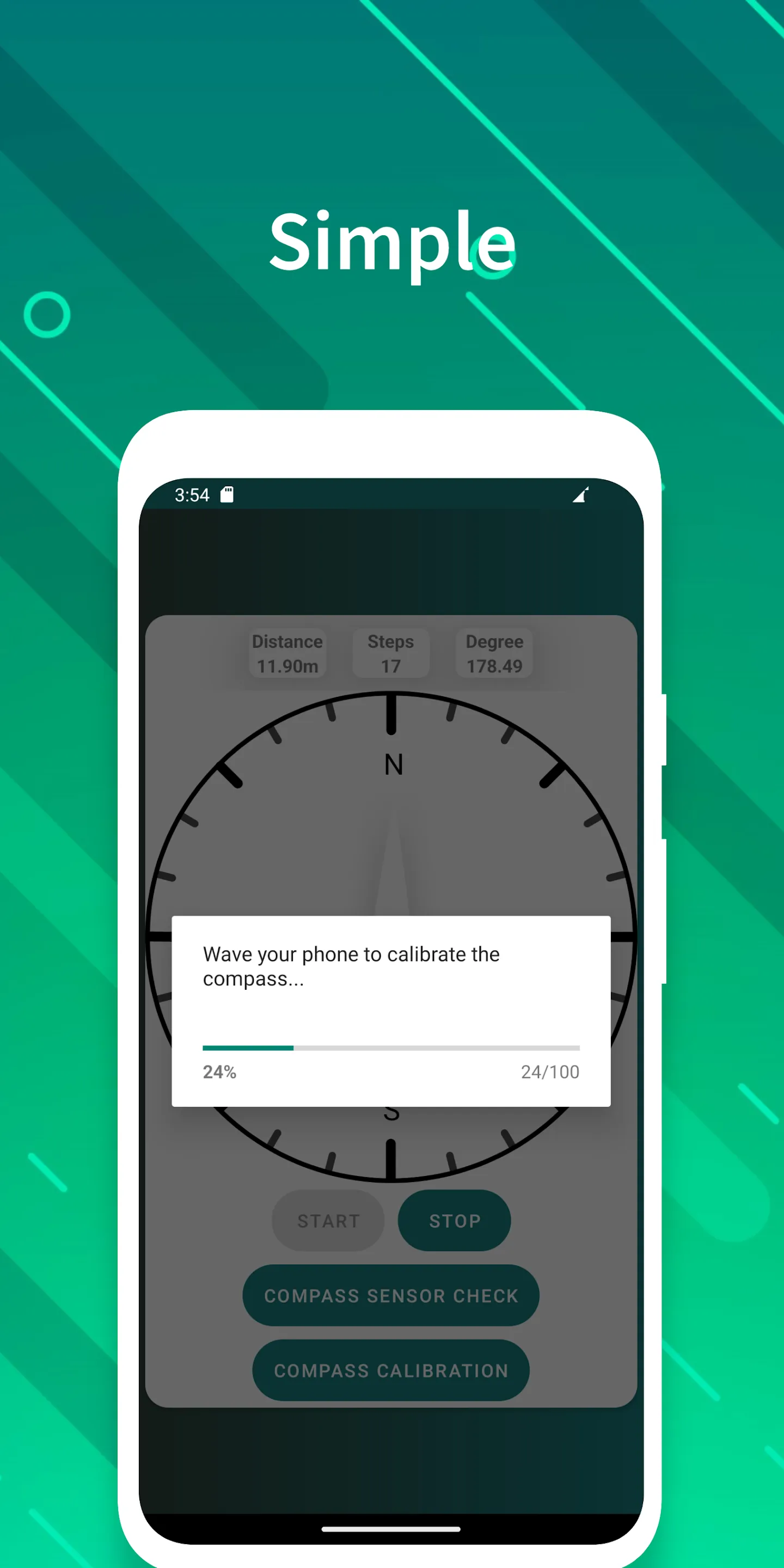 Compass Sensor | Indus Appstore | Screenshot