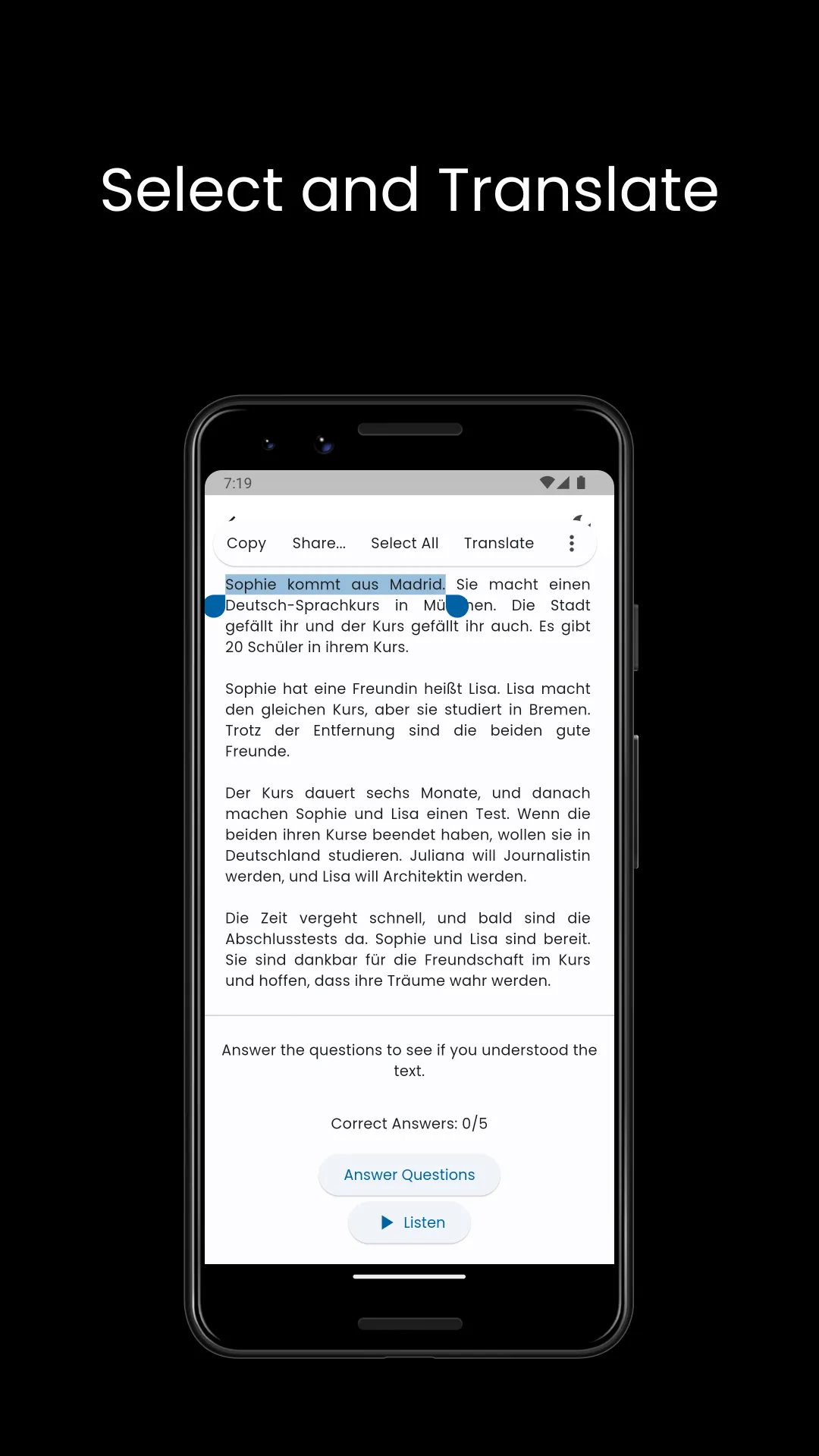 Deutsch Lesen | Indus Appstore | Screenshot