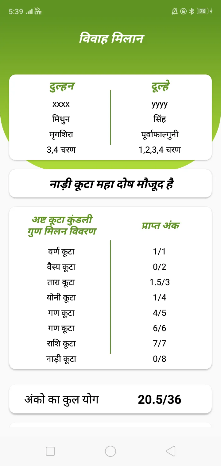 Kundli Milan - Vivah Matching | Indus Appstore | Screenshot