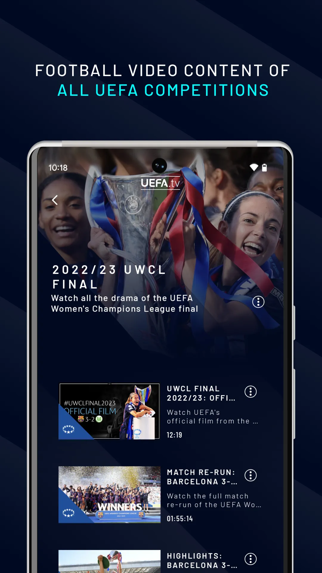 UEFA.tv | Indus Appstore | Screenshot