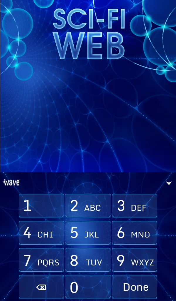 Scifi Web Keyboard & Wallpaper | Indus Appstore | Screenshot