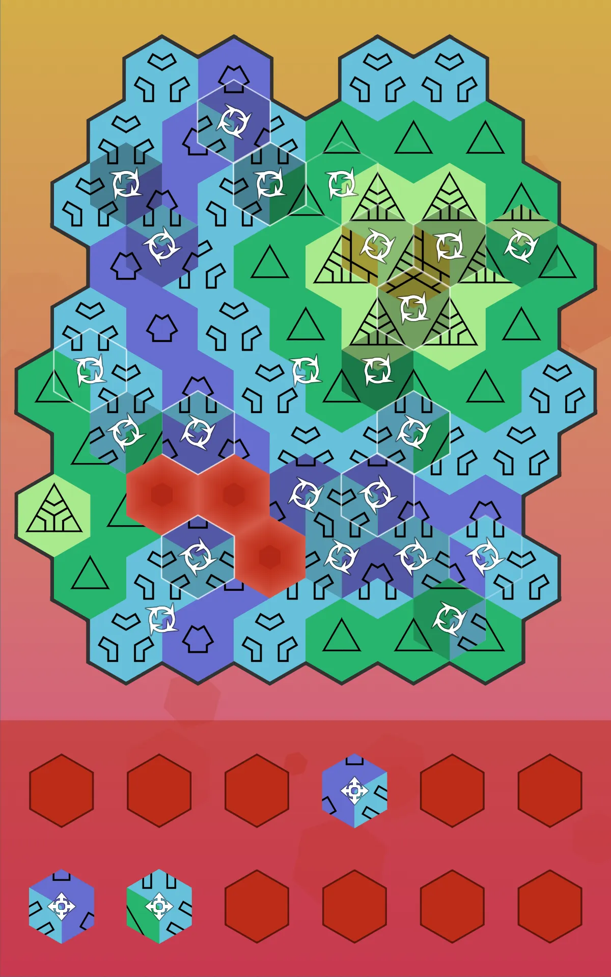 Aurora Hex - Pattern Puzzles | Indus Appstore | Screenshot