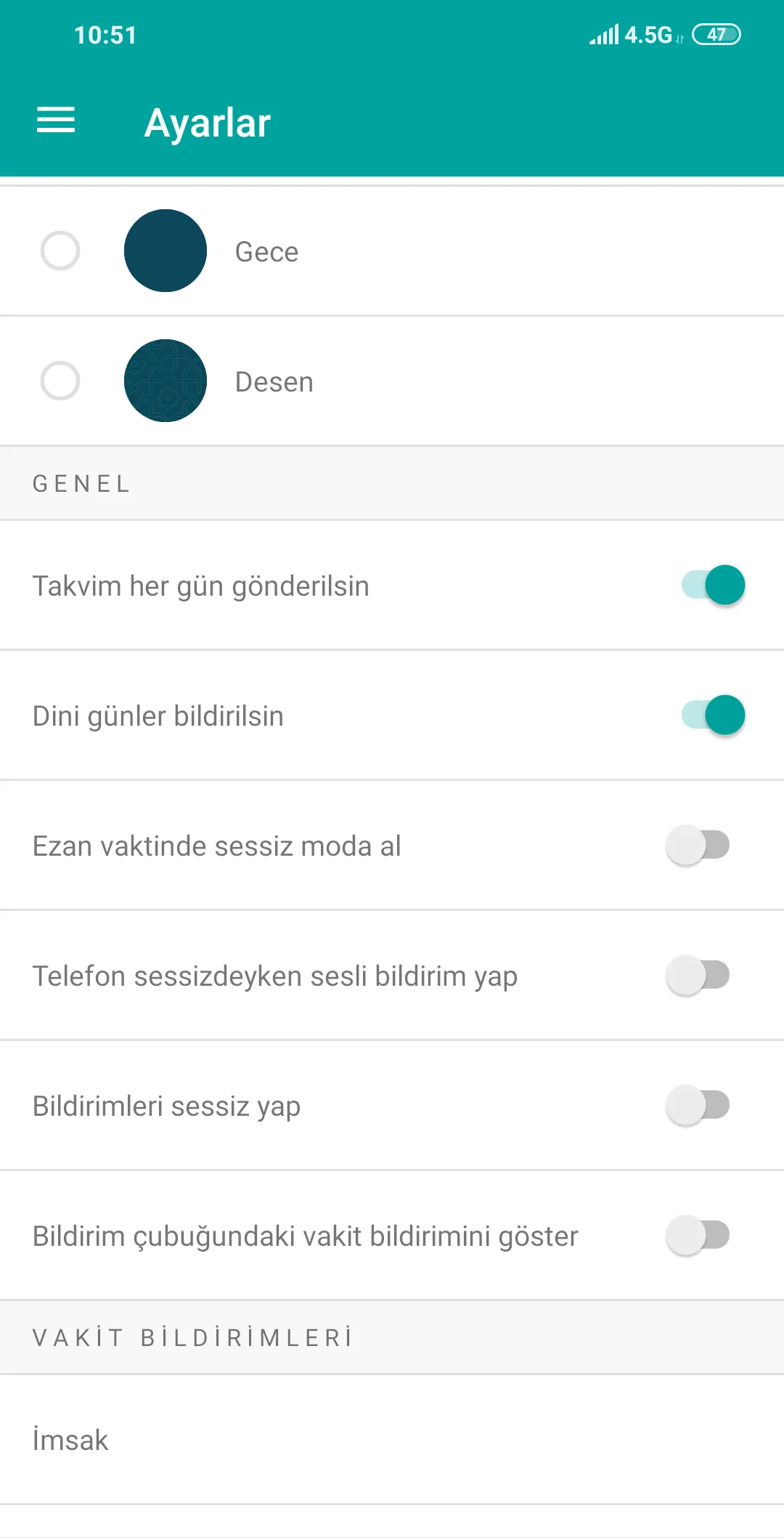 Namaz Vakti - Mevlana Takvimi | Indus Appstore | Screenshot