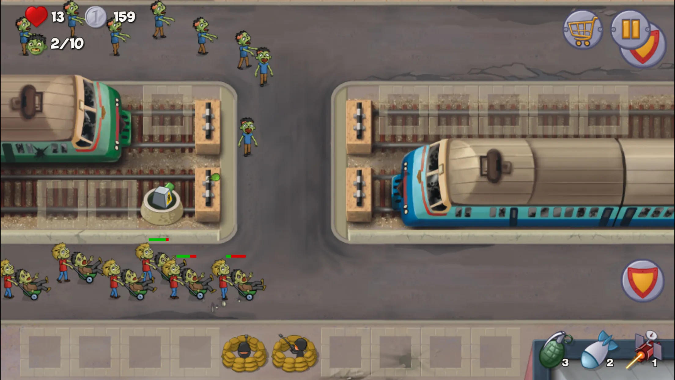 Zombie Town Survival Defense | Indus Appstore | Screenshot