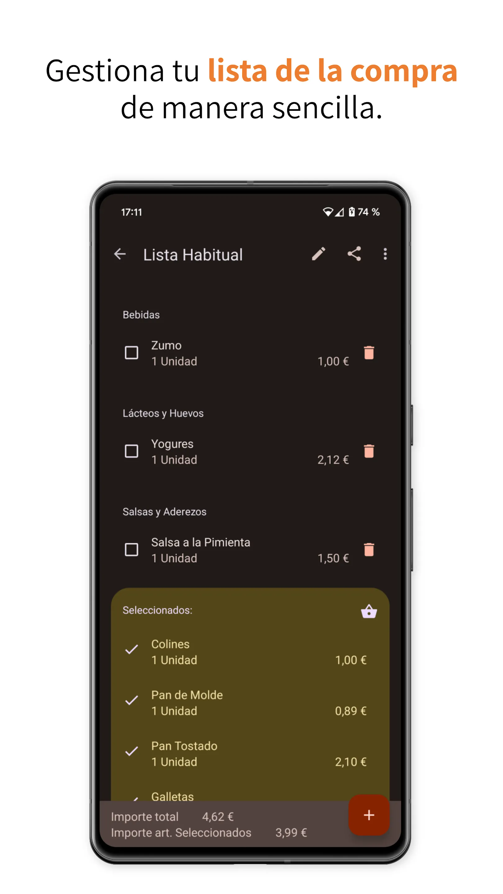 Lista de la Compra | Indus Appstore | Screenshot