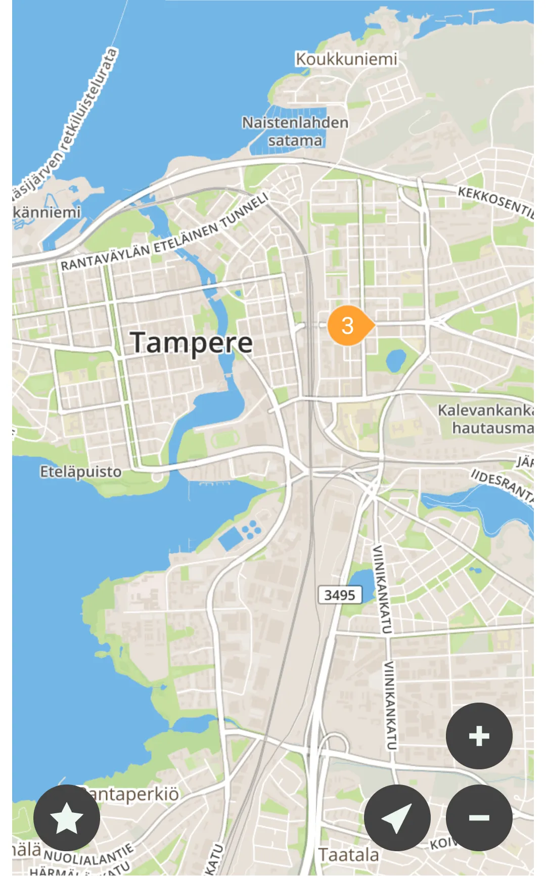 Tampere Nysse Bus Live | Indus Appstore | Screenshot