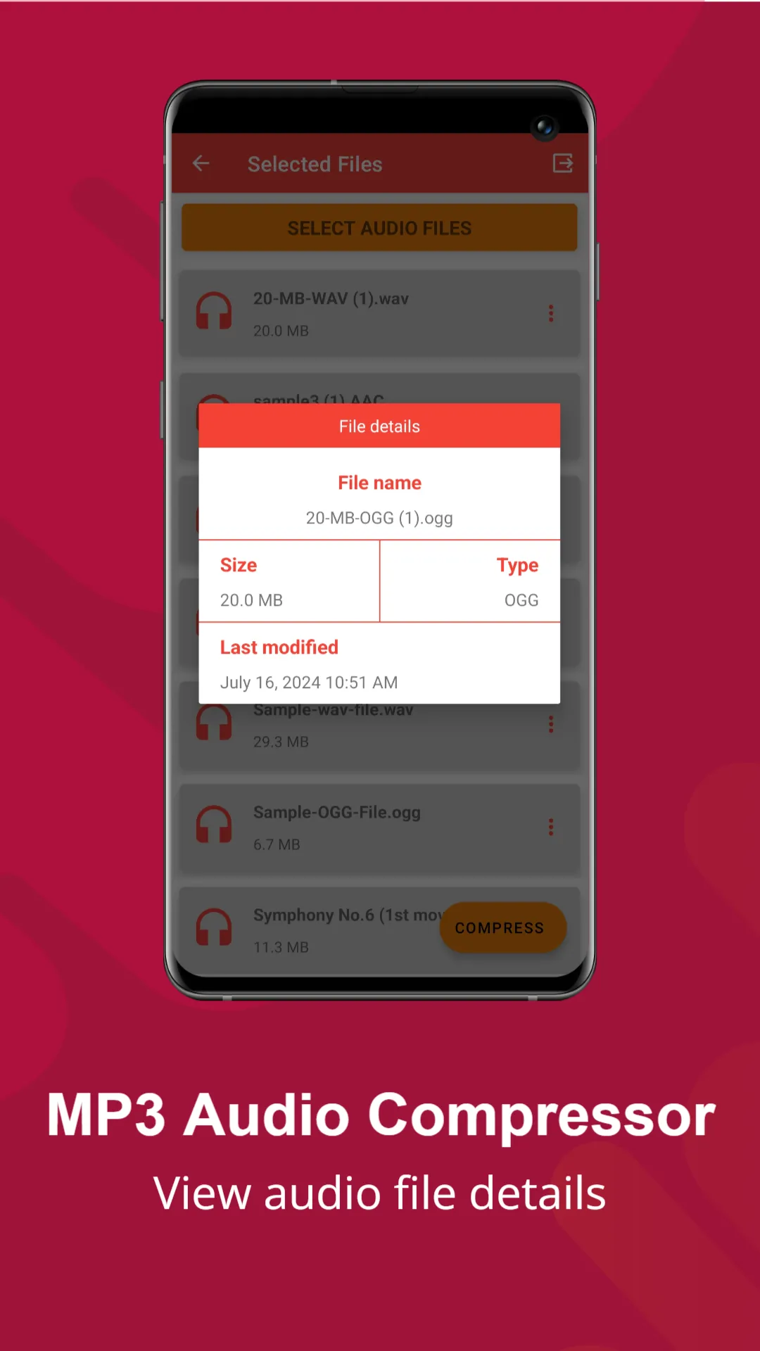 Audio Compressor | Indus Appstore | Screenshot