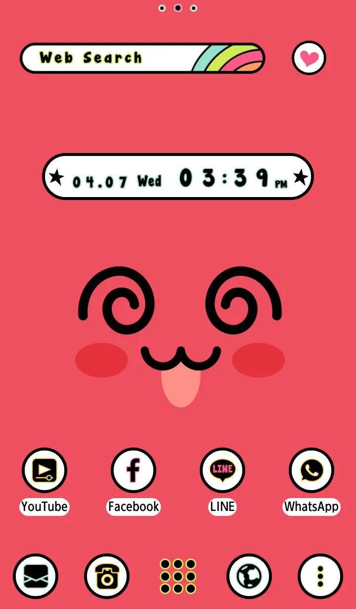 Cute Expressions Theme +HOME | Indus Appstore | Screenshot