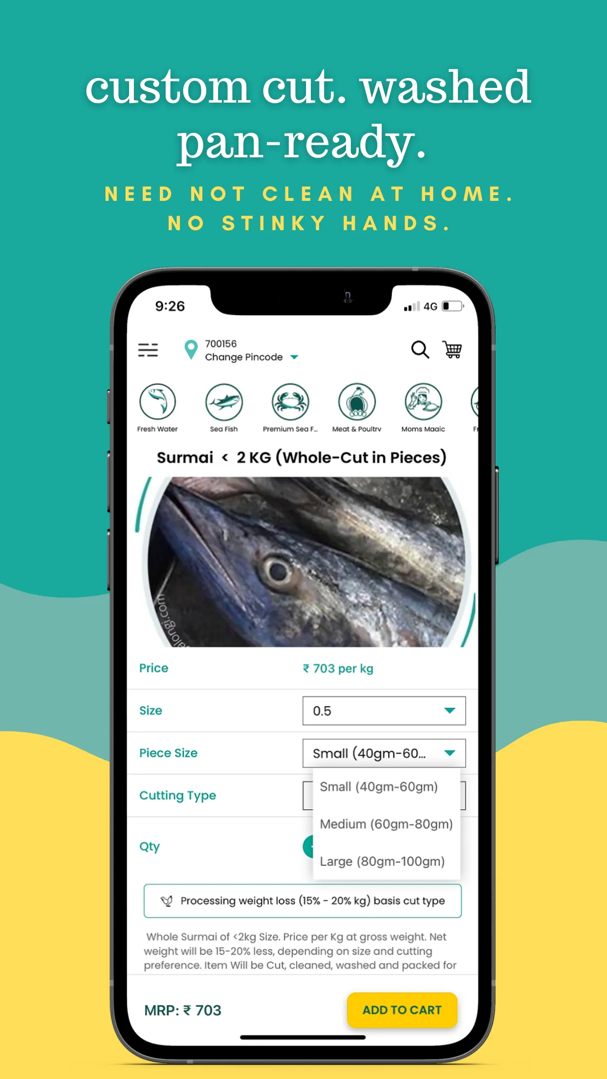 Jalongi : Fresh Fish & Seafood | Indus Appstore | Screenshot