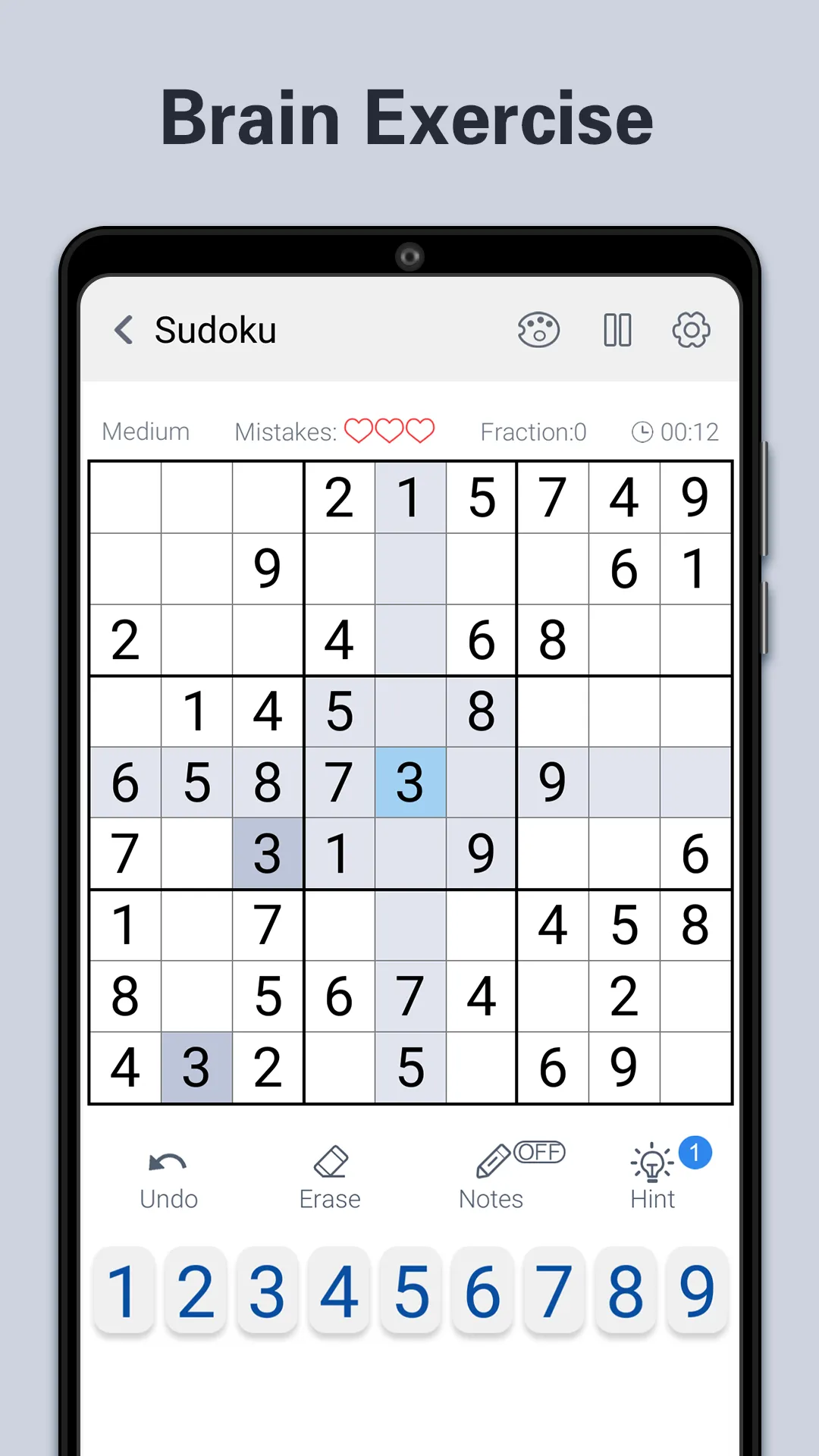 Sudoku - Classic sudoku puzzle | Indus Appstore | Screenshot