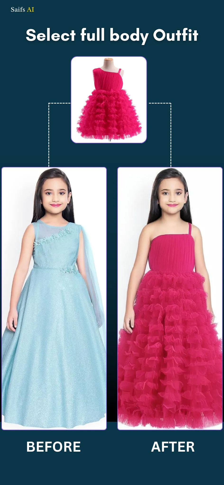 AI virtual try on : Saifs AI | Indus Appstore | Screenshot