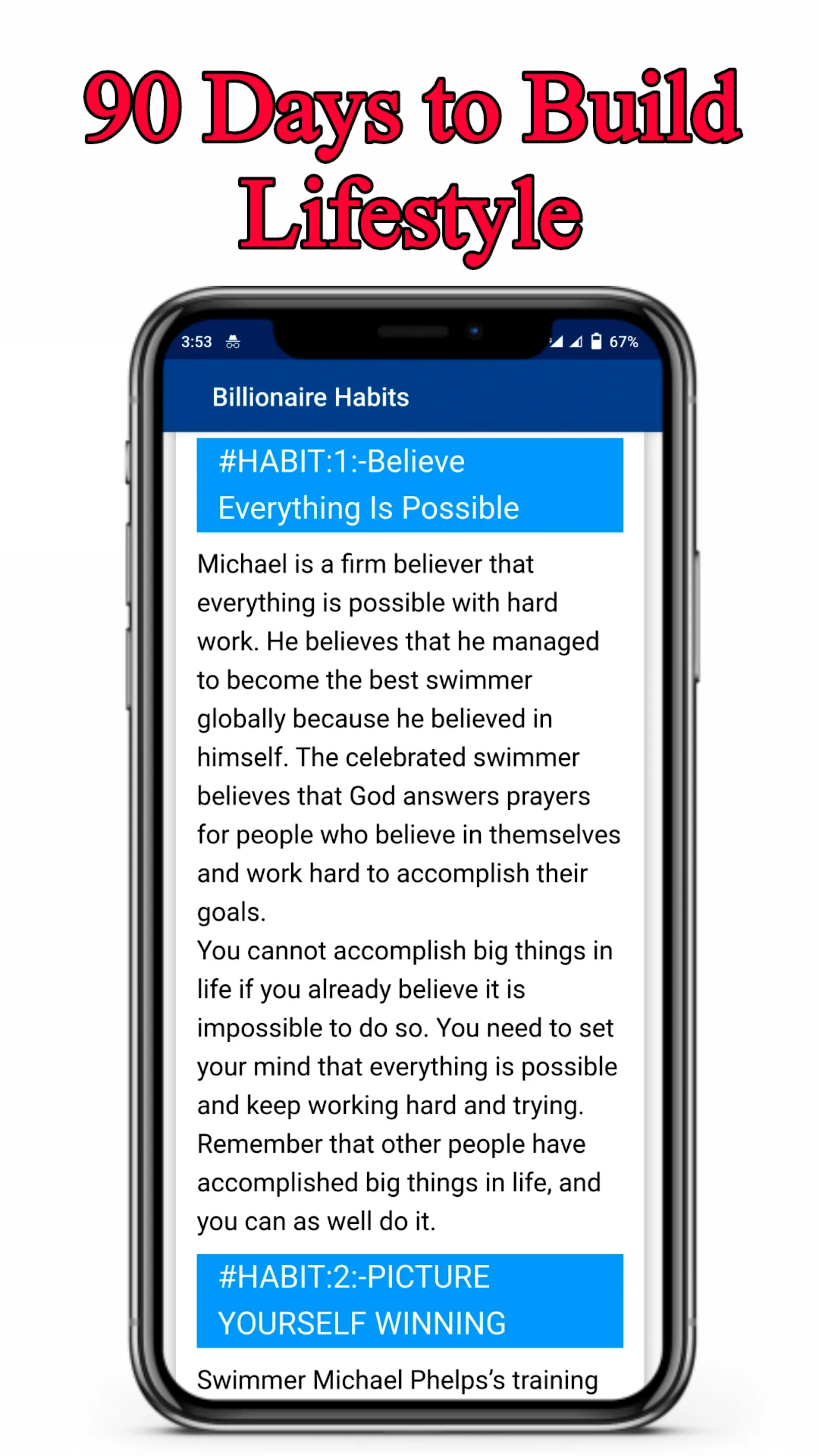 100+ Billionaire Habits | Indus Appstore | Screenshot