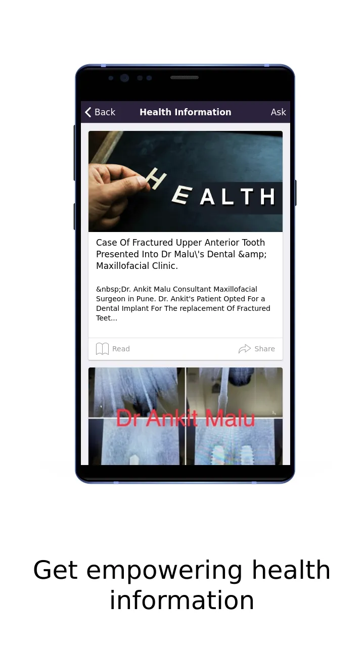 Dr Malu's Dental and Maxillofa | Indus Appstore | Screenshot