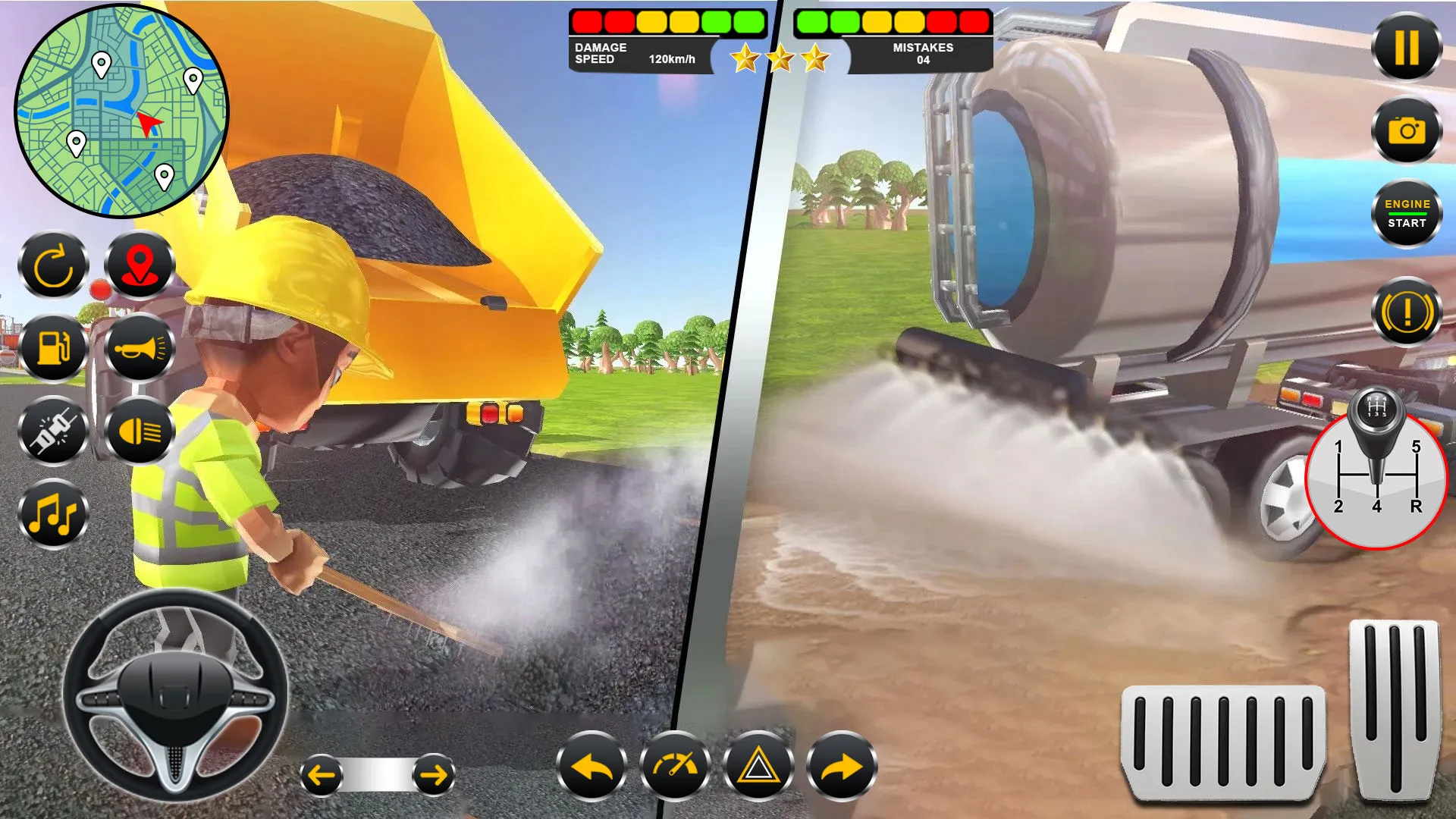 Road Construction Excavator 3D | Indus Appstore | Screenshot