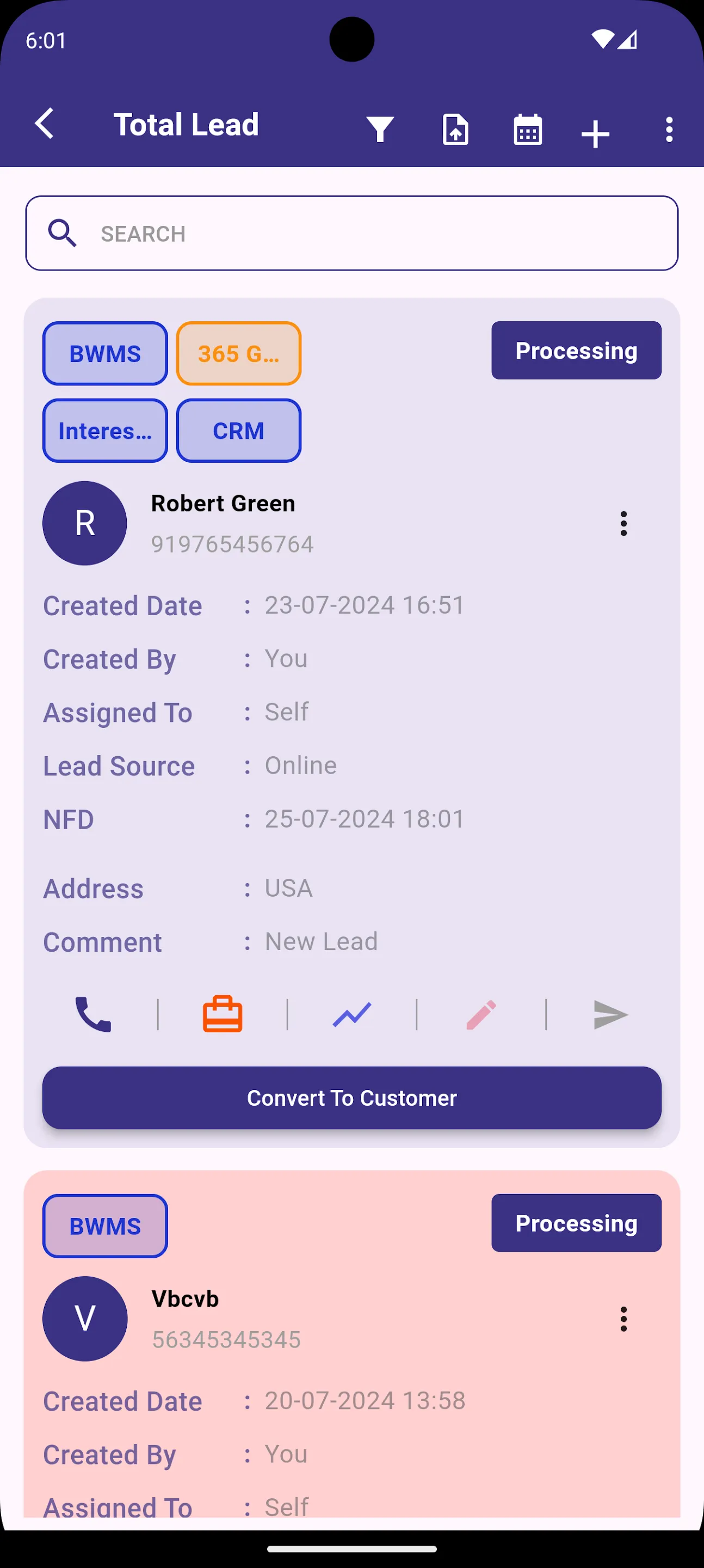 365 Lead Management CRM | Indus Appstore | Screenshot