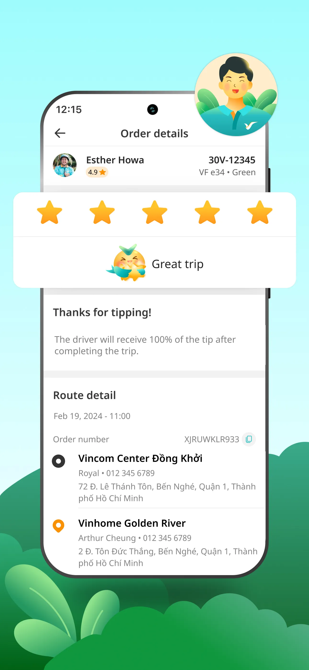 Xanh SM: Book EV rides | Indus Appstore | Screenshot