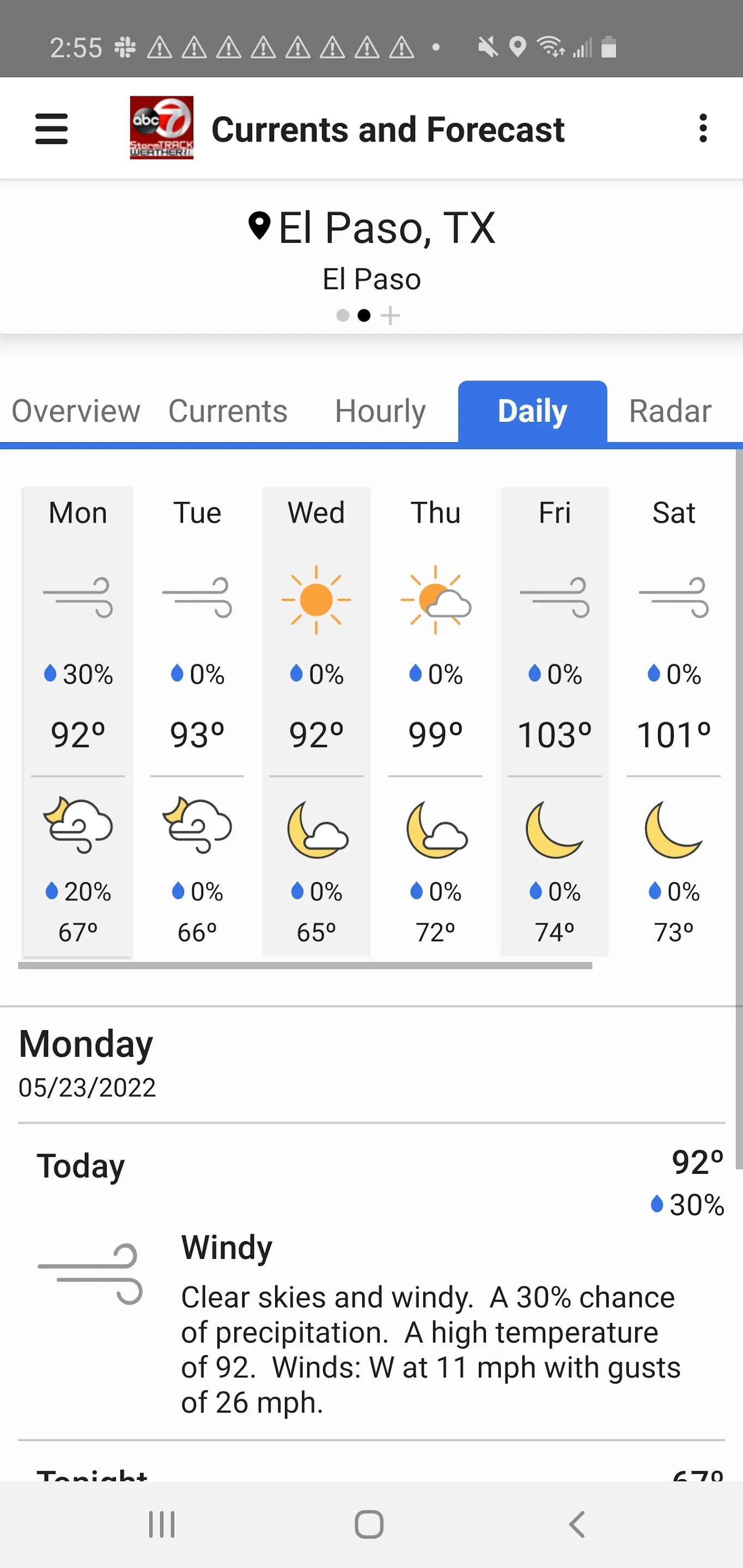 ABC-7 KVIA StormTRACK Weather | Indus Appstore | Screenshot