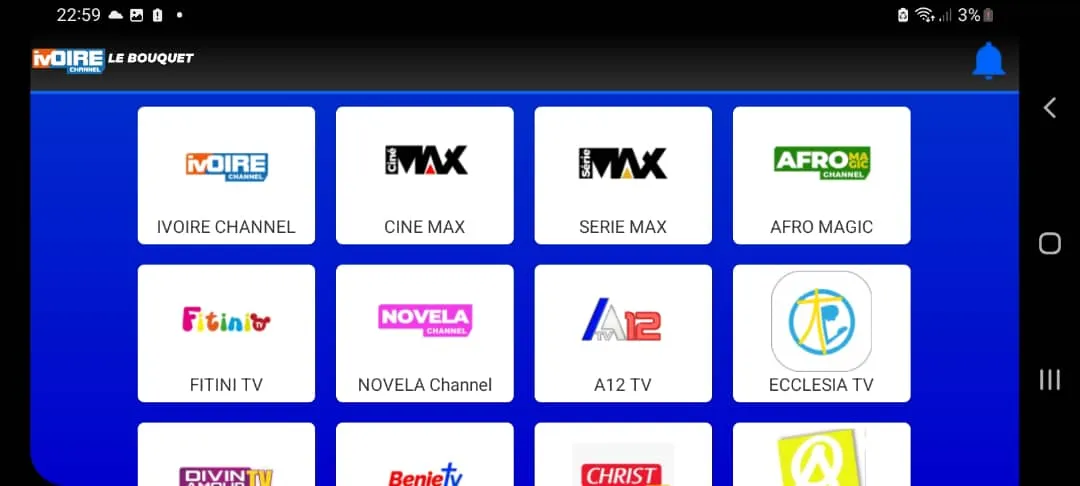 IVOIRE Channel -  TV BOX | Indus Appstore | Screenshot